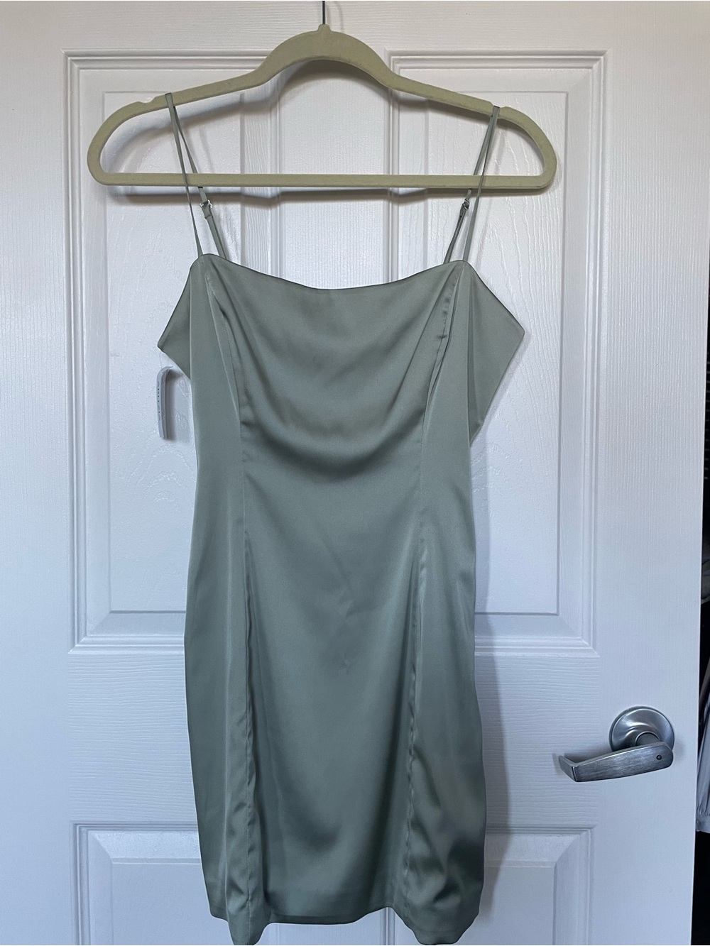 Sunday Best Shimmer Dress (Silent Storm Green)